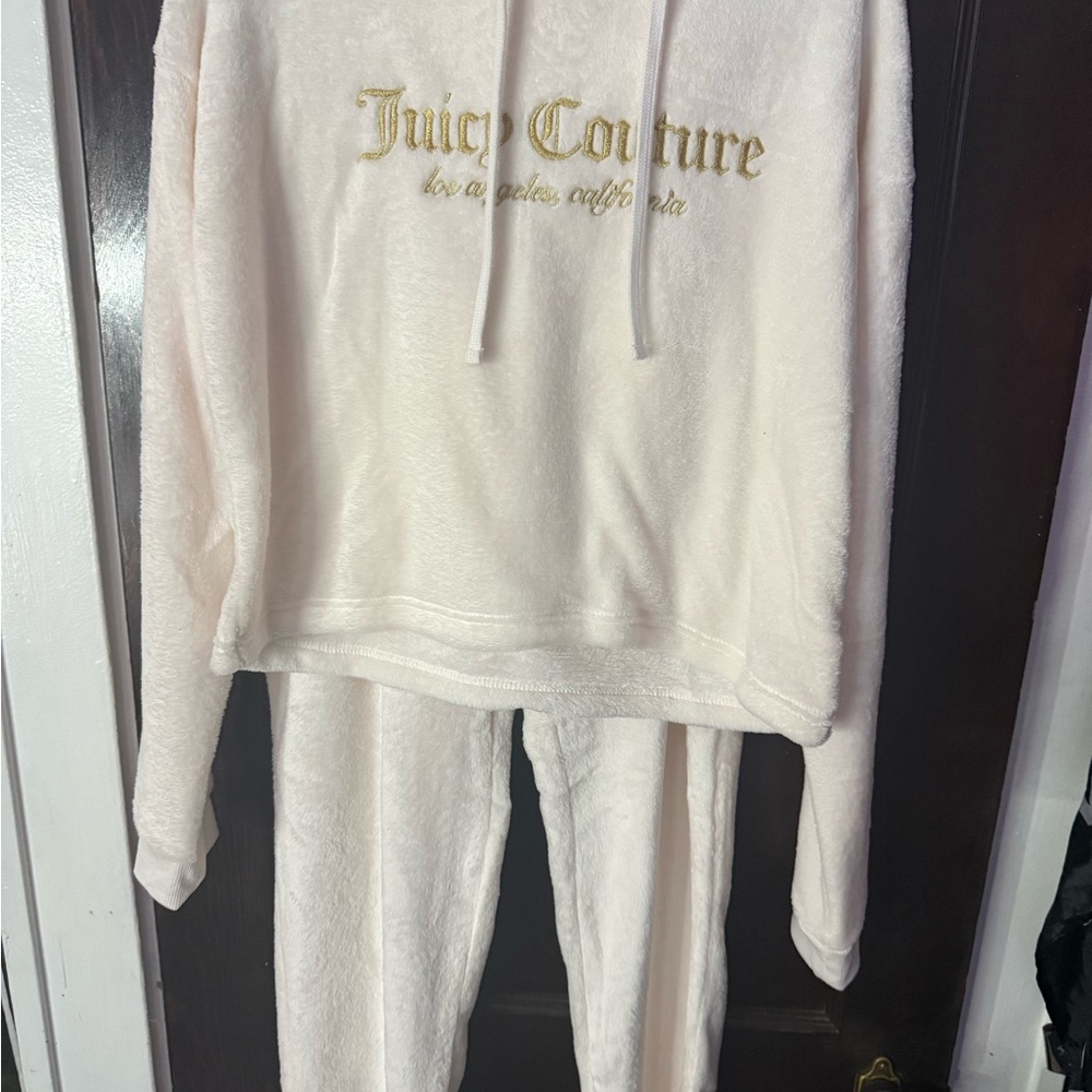BRAND NEW (read description) Juicy Couture white Fleece Set